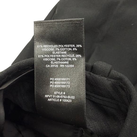 BABATON Aritzia High Waisted Wide Leg Pleated Pants Size 00 - Picture 8 of 9